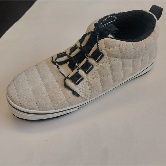 Vans Mens Size 9 Womens 10.5 Sherpa Chukka Slip-Er Boot Slippers Light Khaki - Picture 4 of 9